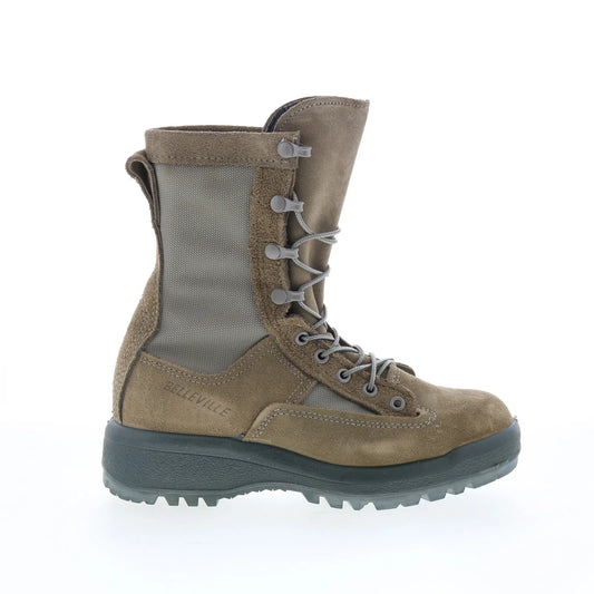 Belleville USAF Waterproof Flight Made In USA Mens Gray Wide Tactical Boots