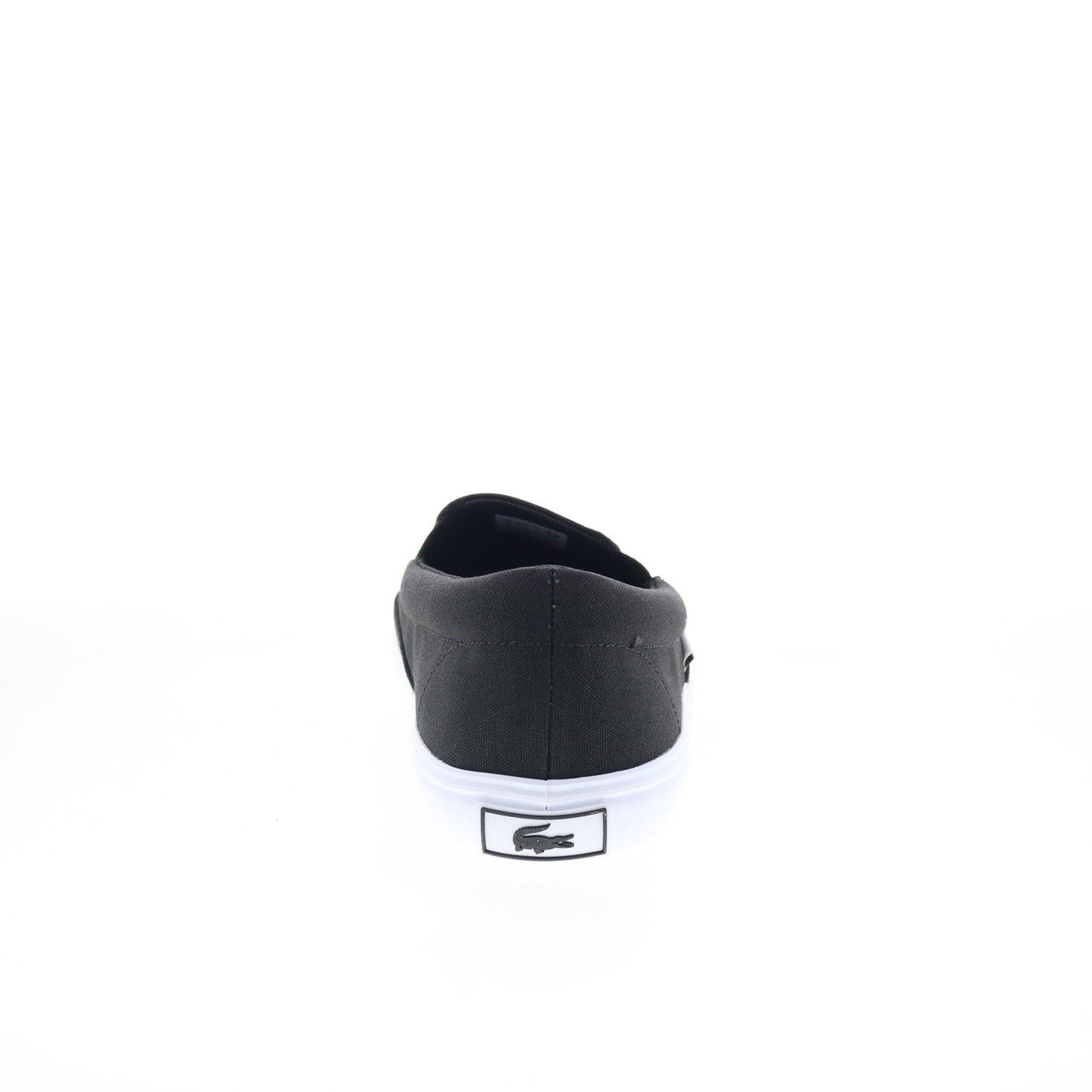Lacoste Slip-On Base 224 1 CMA Mens Black Canvas Lifestyle Sneakers Shoes