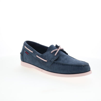 Sebago Portland Nubuck 7000GA0-A71 Mens Blue Loafers & Slip Ons Boat Shoes