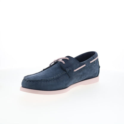 Sebago Portland Nubuck 7000GA0-A71 Mens Blue Loafers & Slip Ons Boat Shoes