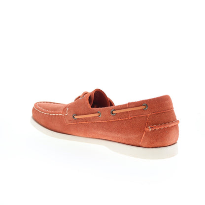 Sebago Portland Flesh Out Mens Brown Suede Loafers & Slip Ons Boat Shoes