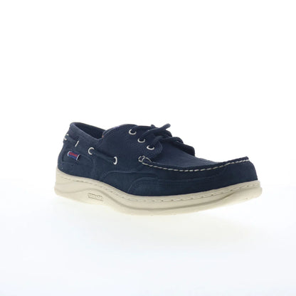 Sebago Scotty 71131QW-A97 Mens Blue Suede Loafers & Slip Ons Boat Shoes