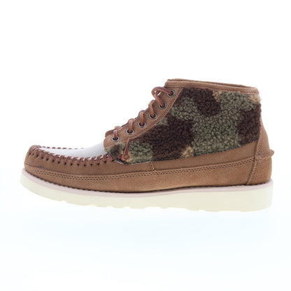 Sebago Cayuga Mid Camo 73117KW-A8E Mens Brown Suede Lace Up Chukkas Boots