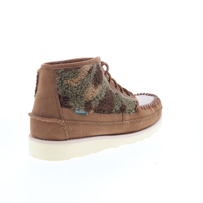 Sebago Cayuga Mid Camo 73117KW-A8E Mens Brown Suede Lace Up Chukkas Boots