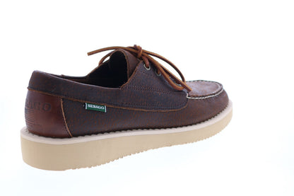 Sebago Askook Tumbled Eva 74111LW-900 Mens Brown Loafers & Slip Ons Boat Shoes