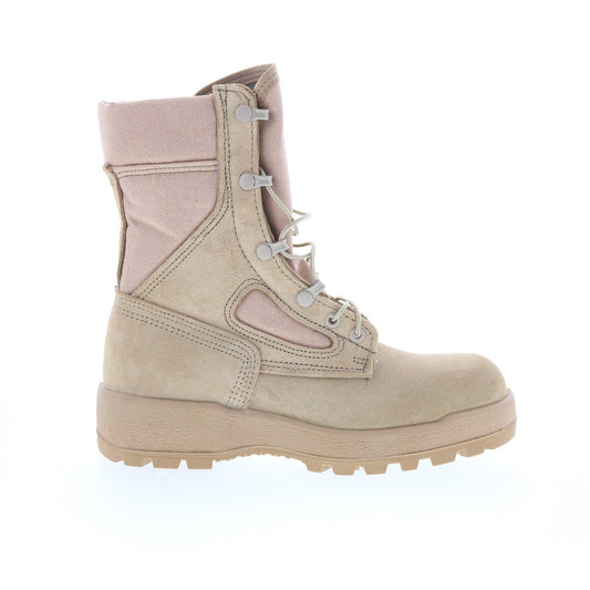 McRae Flame Resistant Hot Weather Made In USA Mens Beige Tactical Boots