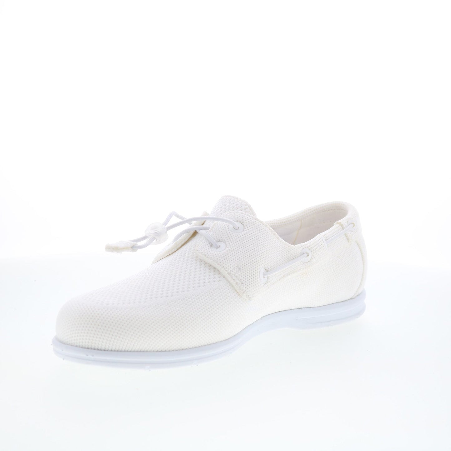 Sebago Monterey 78117KW-911 Mens White Mesh Loafers & Slip Ons Boat Shoes