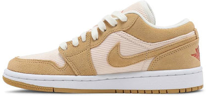 Nike Womens Air Jordan 1 Low SE Sneakers - 'Twine'
