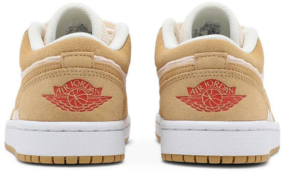 Nike Womens Air Jordan 1 Low SE Sneakers - 'Twine'