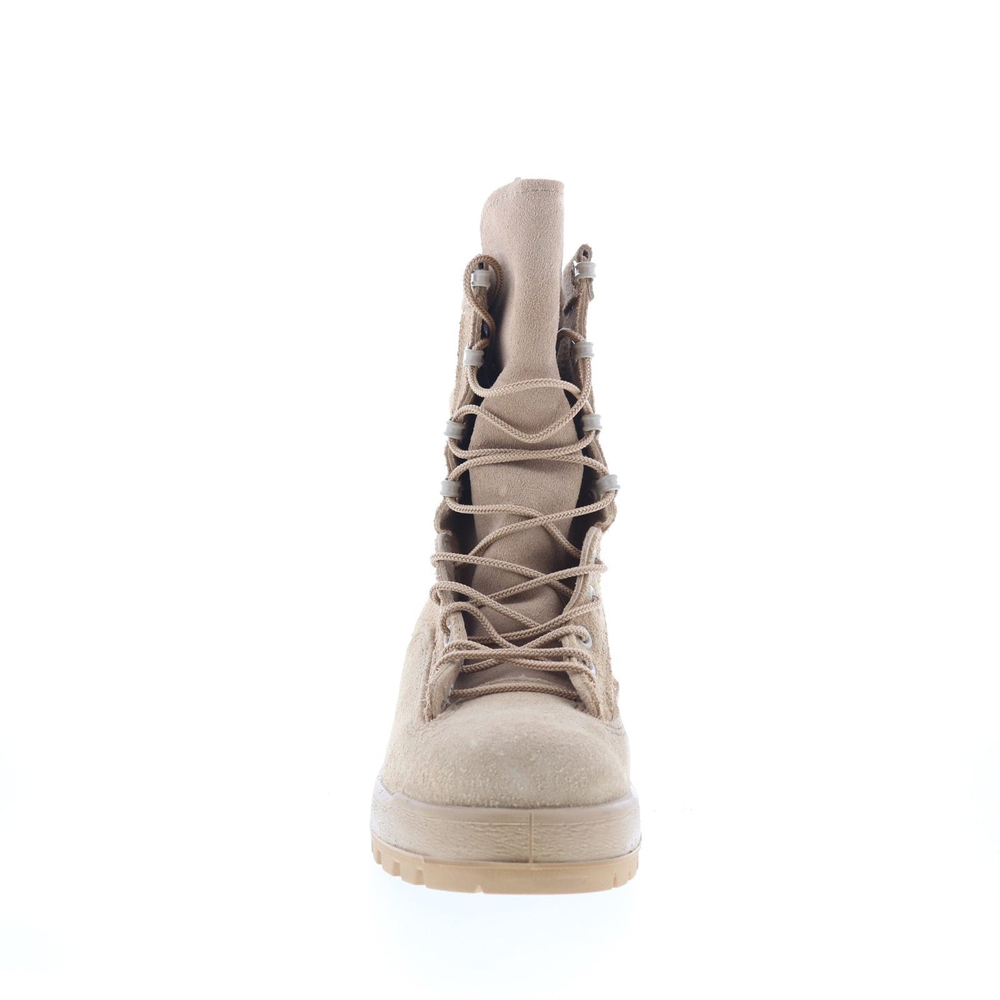 McRae Army Temp Weather Made In USA Mens Beige Extra Wide Tactical Boots