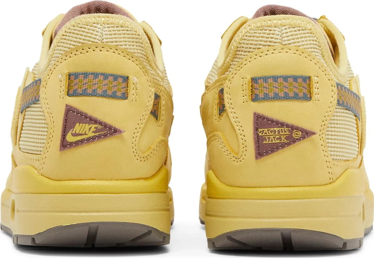 Nike Mens Travis Scott x Air Max 1 Sneakers - 'Saturn Gold'