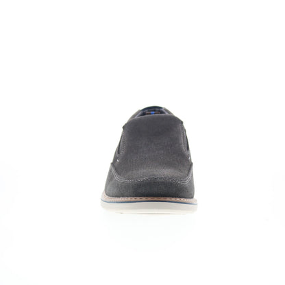 Nunn Bush Otto Moc Toe Slip On Mens Gray Extra Wide Loafers Casual Shoes