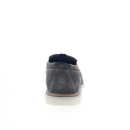 Nunn Bush Otto Moc Toe Slip On Mens Gray Wide Loafers Casual Shoes