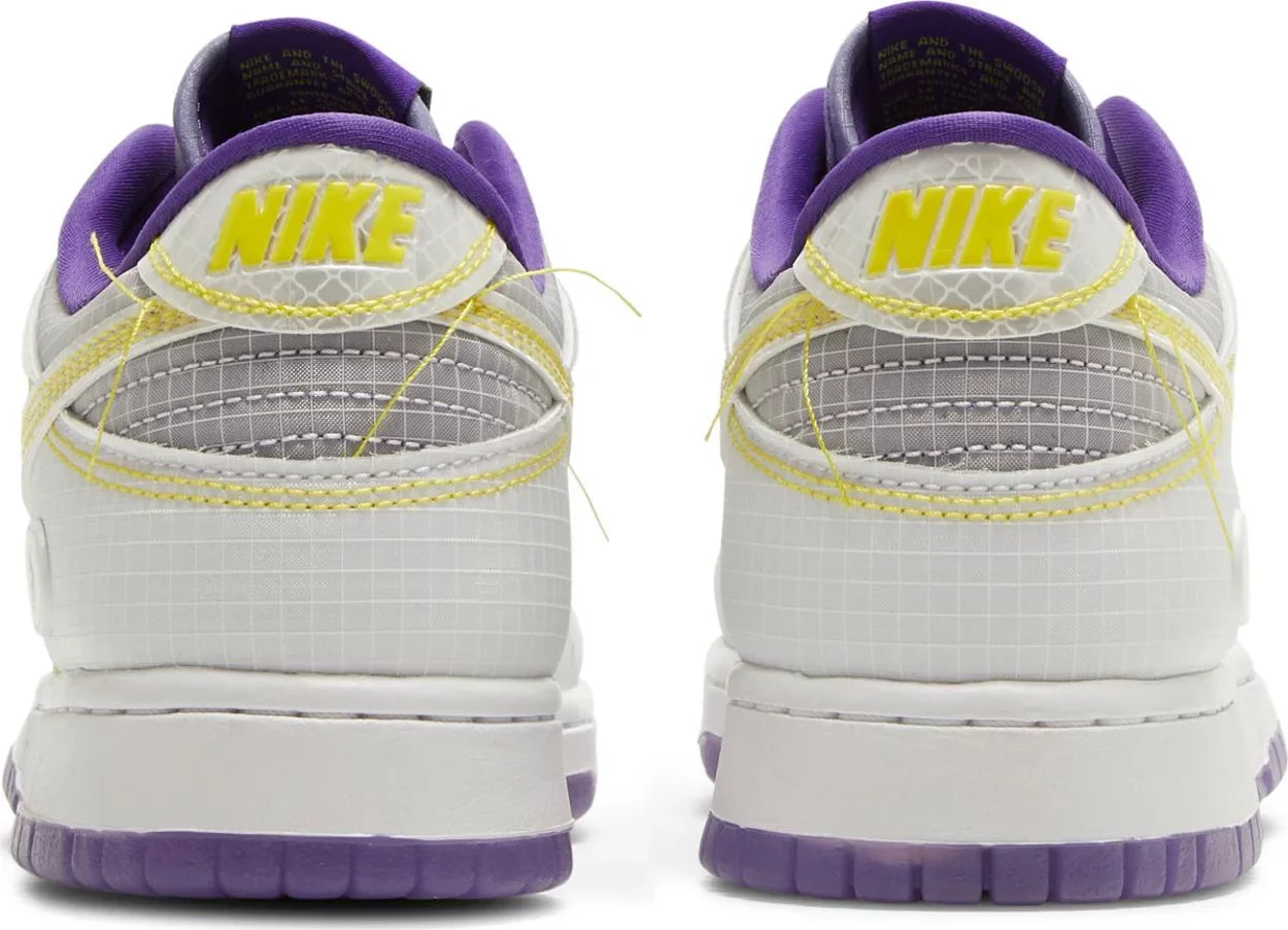 Nike Mens Union LA x Dunk Low Sneakers - 'Passport Pack - 'Lakers'