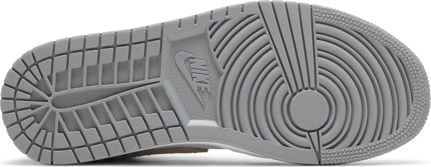 Nike Womens Air Jordan 1 Mid SE Sneakers - 'Particle Grey'