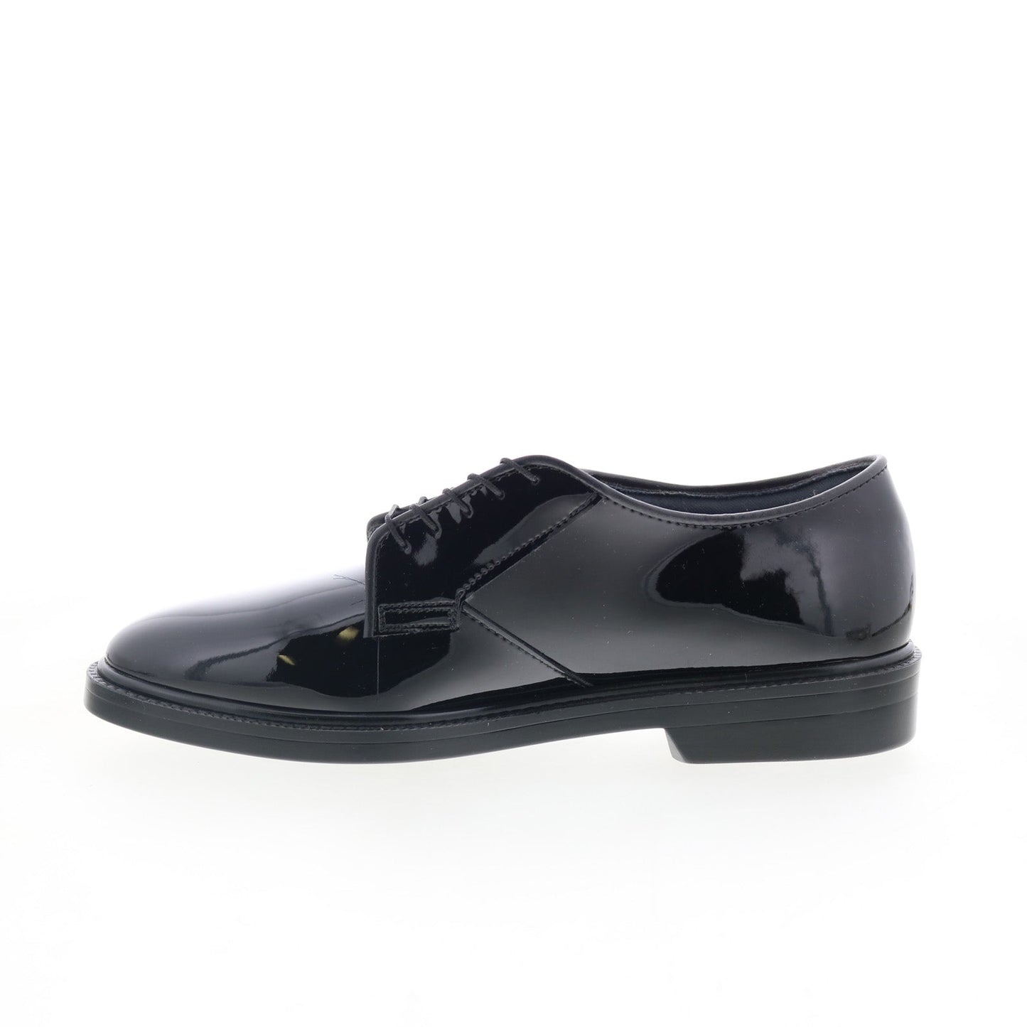 Capps Capital Oxford Poromeric Slip Resistant Mens Black Wide Work Shoes