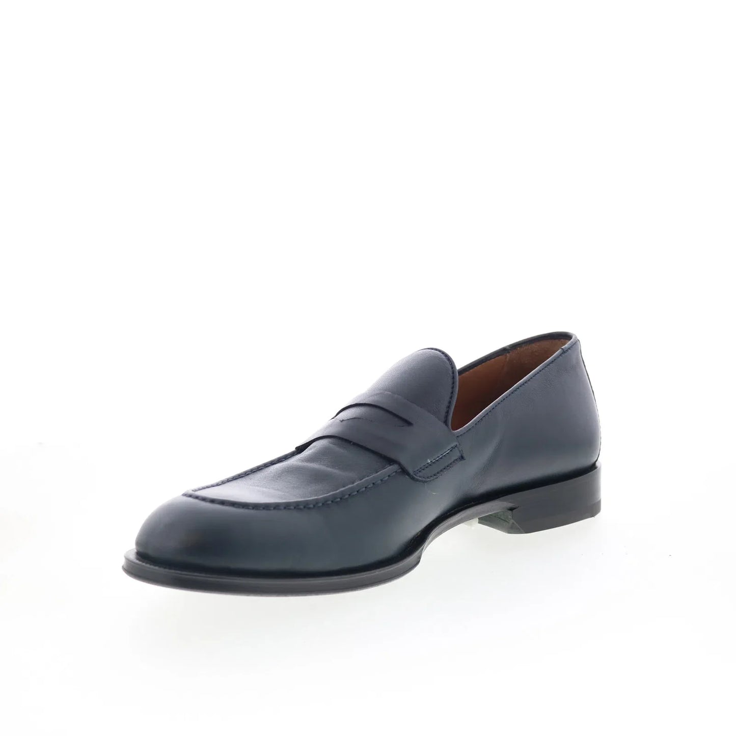 Pastori by Di Bianco Antonius Mens Blue Loafers & Slip Ons Penny Shoes