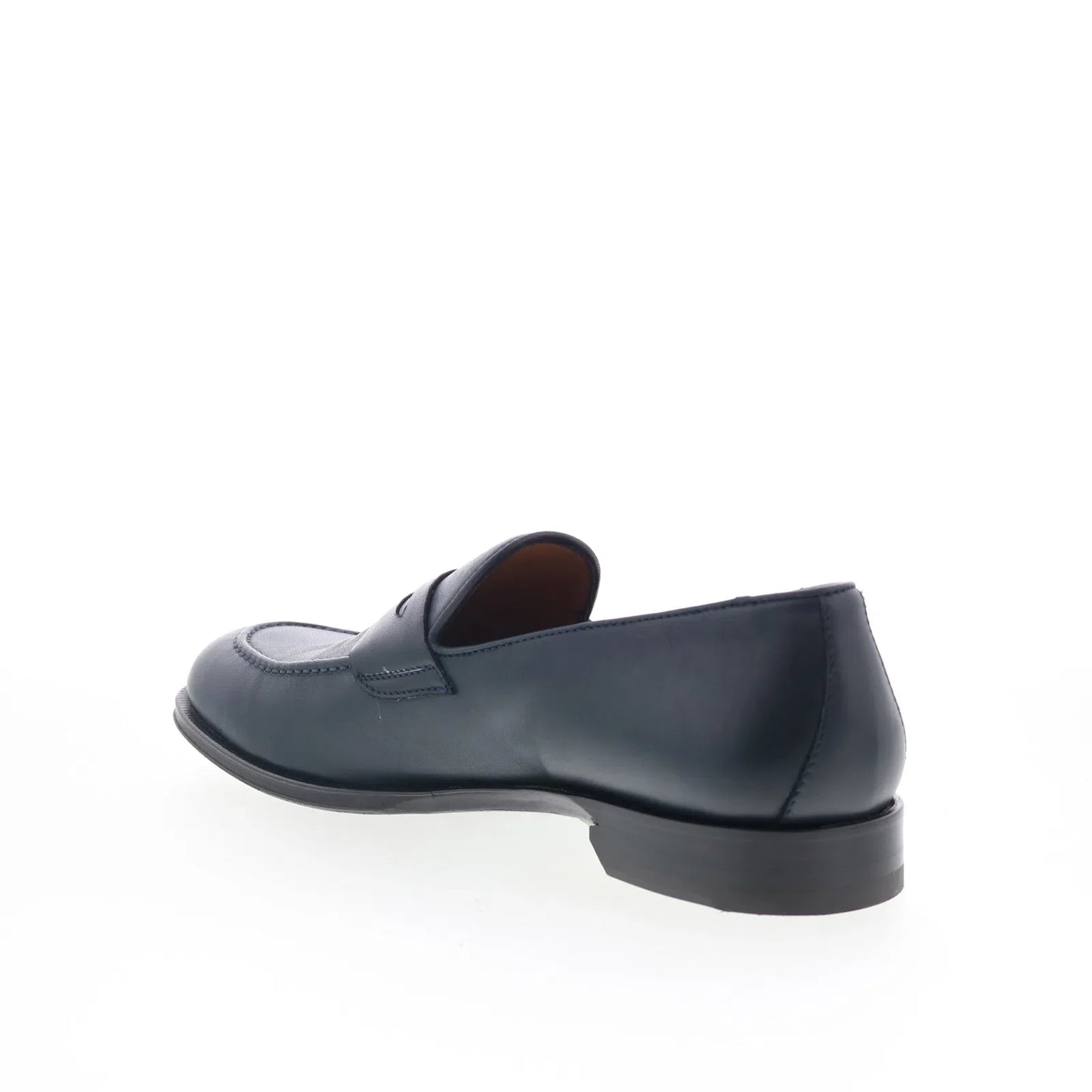 Pastori by Di Bianco Antonius Mens Blue Loafers & Slip Ons Penny Shoes