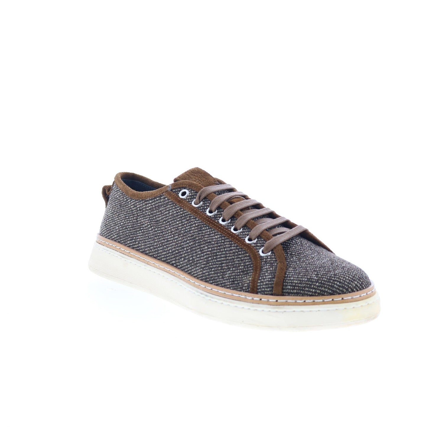 Di Bianco Biella Mens Black Canvas Lace Up Lifestyle Sneakers Shoes