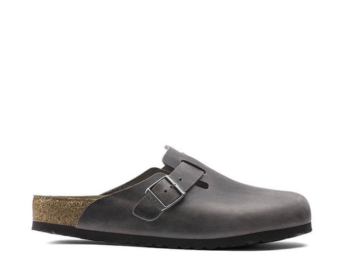 Birkenstock Boston Soft Footbed "Iron"