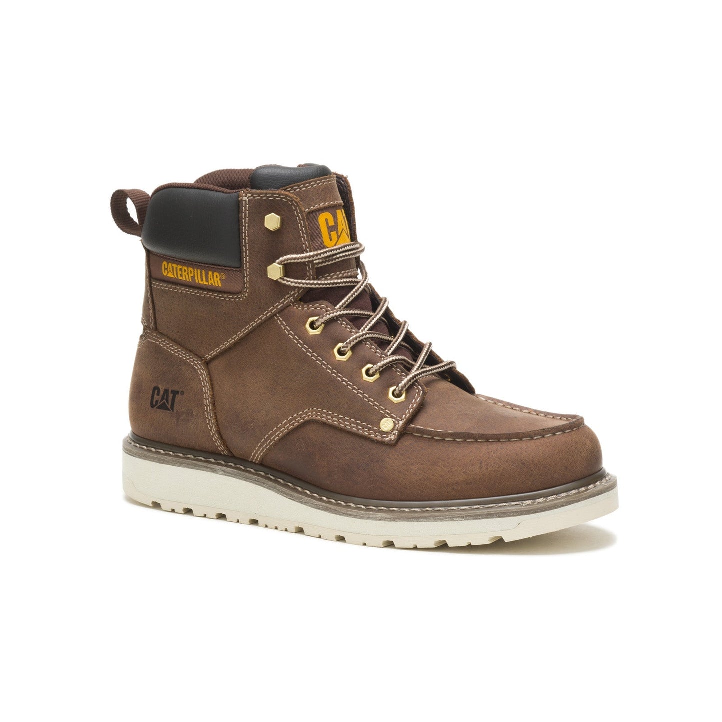 Caterpillar Calibrate P51074 Mens Brown Leather Lace Up Work & Safety Boots