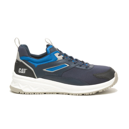 Caterpillar Streamline Runner Carbon Composite Toe Mens Blue Work Shoes