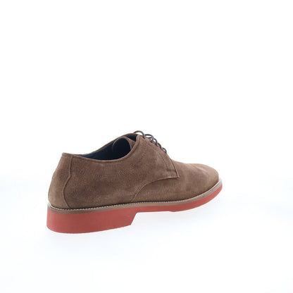 Pastori by Di Bianco Carus Mens Brown Suede Oxfords & Lace Ups Casual Shoes
