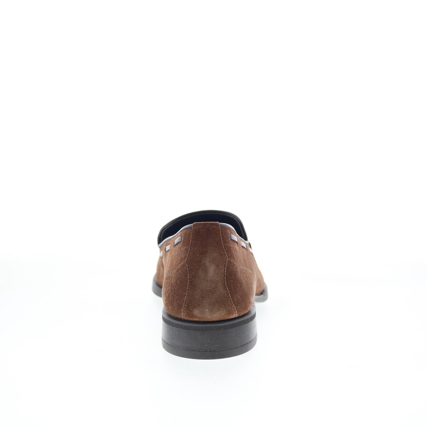 Di Bianco Cercola Mens Brown Suede Slip On Loafers & Slip Ons Casual Shoes