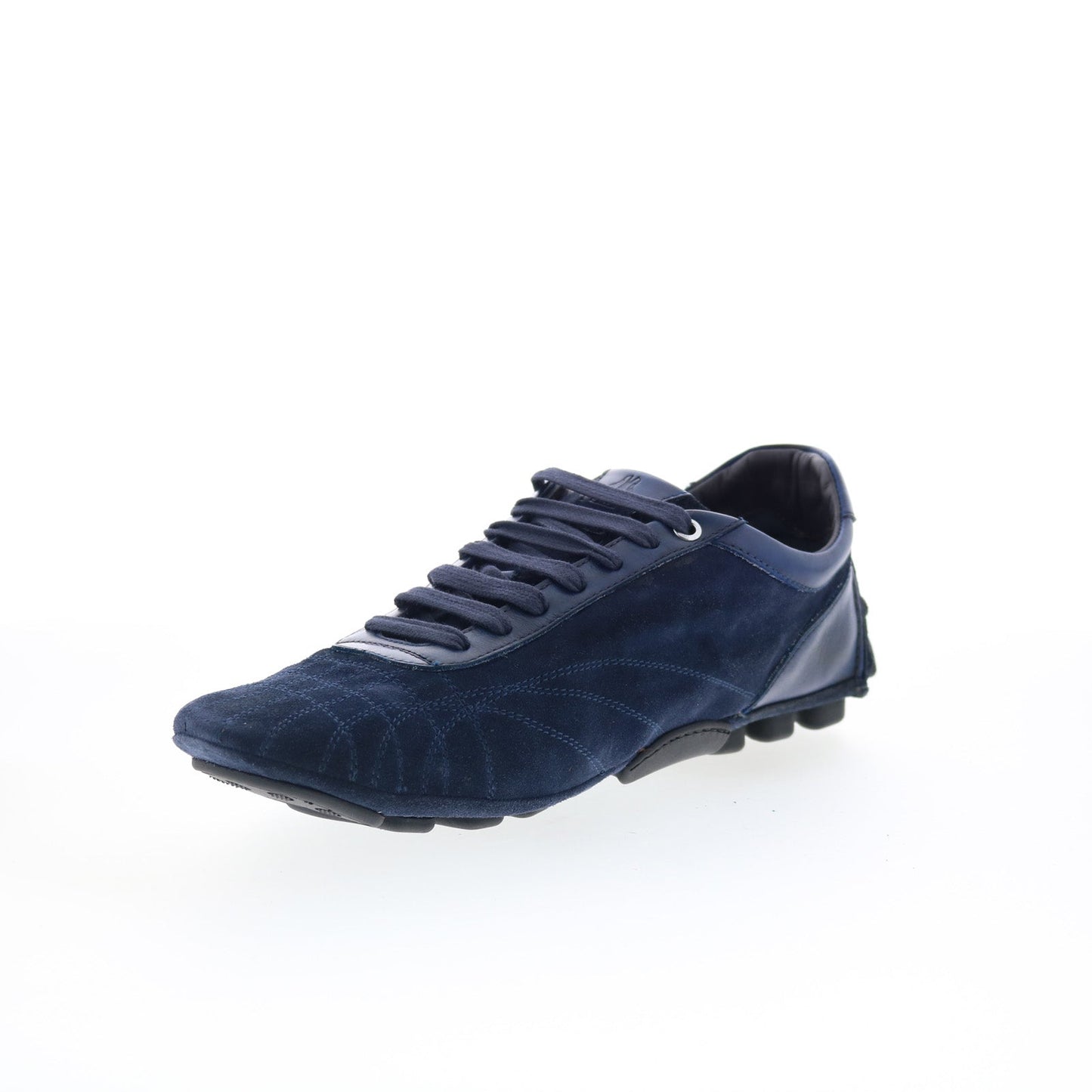 Di Bianco Cocoa Cash Mens Blue Suede Lace Up Lifestyle Sneakers Shoes