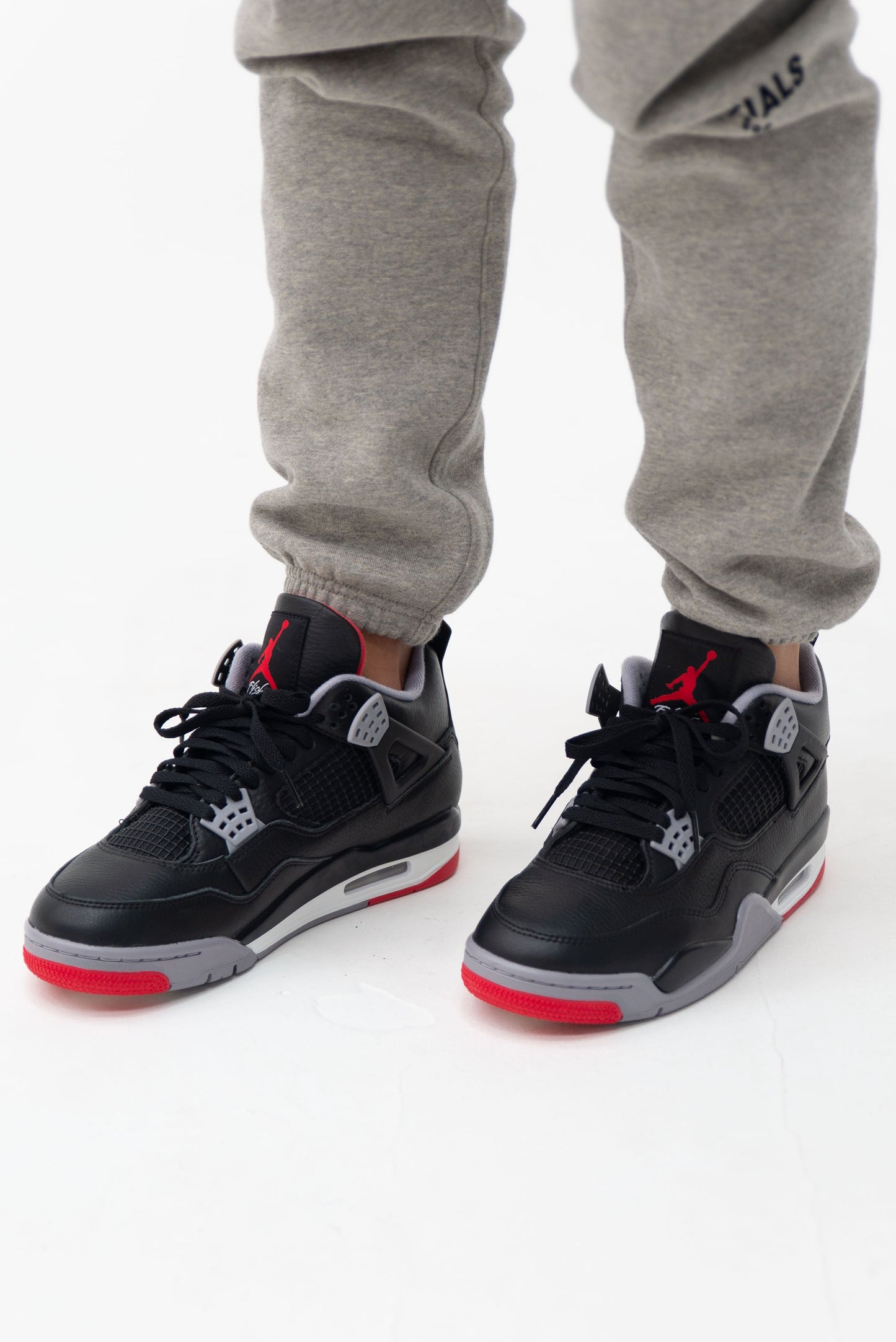 Nike Mens Jordan 4 Retro Sneakers - 'Bred Reimagined'