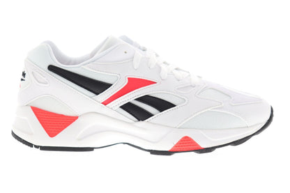 Reebok Aztrek 96 DV7249 Mens White Mesh Casual Low Top Lifestyle Sneakers Shoes