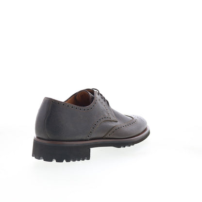 Di Bianco GBF400 Mens Brown Oxfords & Lace Ups Wingtip & Brogue Shoes