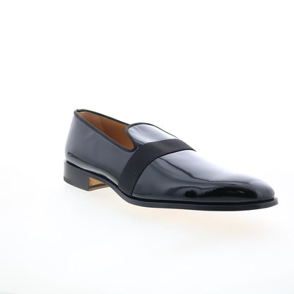 Di Bianco Vernice Tuxedo GBF786 Mens Black Loafers & Slip Ons Casual Shoes