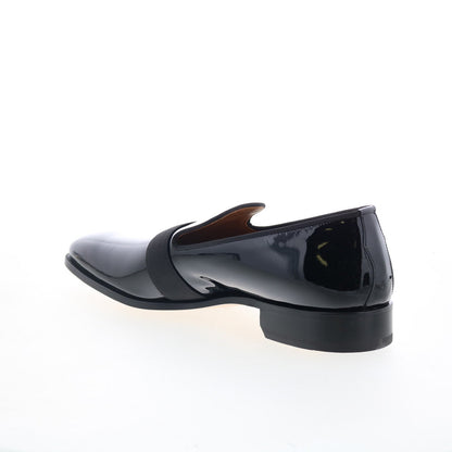 Di Bianco Vernice Tuxedo GBF786 Mens Black Loafers & Slip Ons Casual Shoes