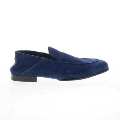 Di Bianco Gallipoli Mens Blue Suede Slip On Loafers & Slip Ons Casual Shoes