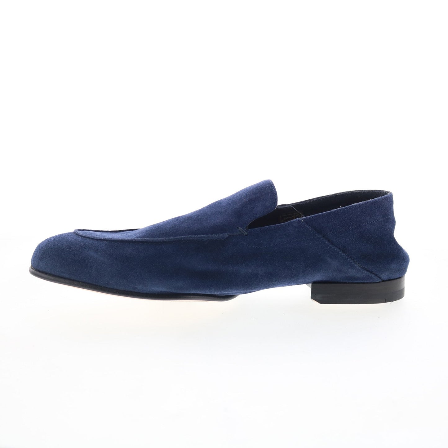 Di Bianco Gallipoli Mens Blue Suede Slip On Loafers & Slip Ons Casual Shoes