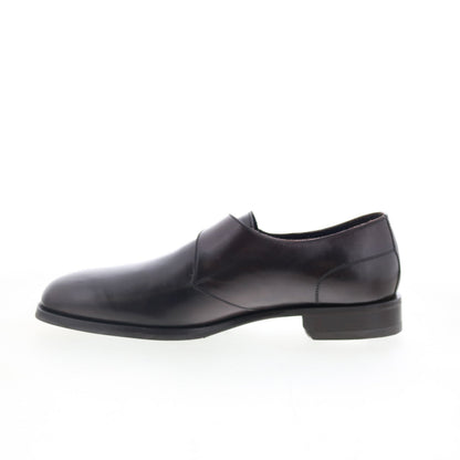 Di Bianco Garibaldi Mens Black Leather Loafers & Slip Ons Casual Shoes