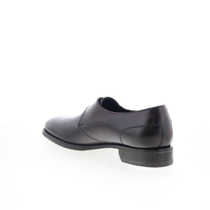 Di Bianco Garibaldi Mens Black Leather Loafers & Slip Ons Casual Shoes