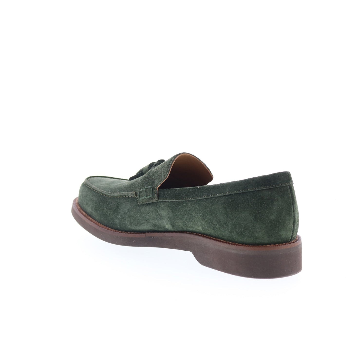 Pastori by Di Bianco Gordian Mens Green Loafers & Slip Ons Casual Shoes