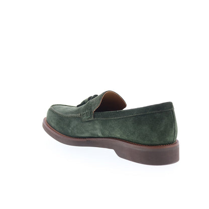 Pastori by Di Bianco Gordian Mens Green Loafers & Slip Ons Casual Shoes