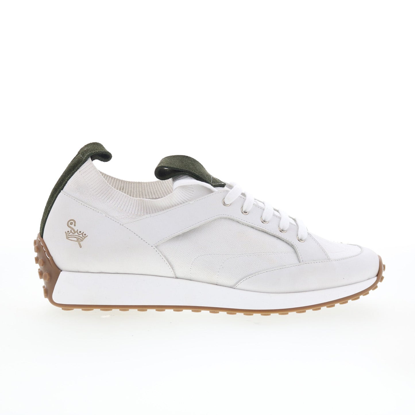 Pastori by Di Bianco Gratain Mens White Leather Lifestyle Sneakers Shoes