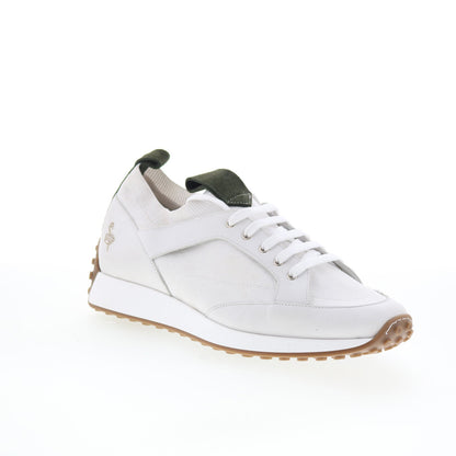 Pastori by Di Bianco Gratain Mens White Leather Lifestyle Sneakers Shoes
