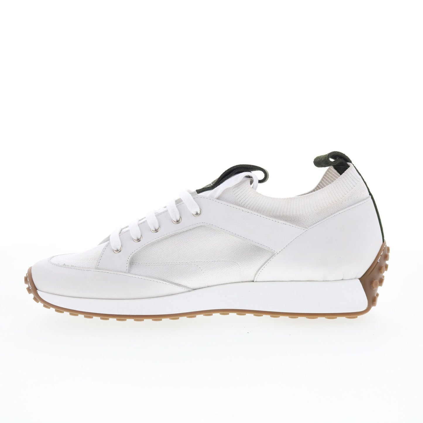 Pastori by Di Bianco Gratain Mens White Leather Lifestyle Sneakers Shoes