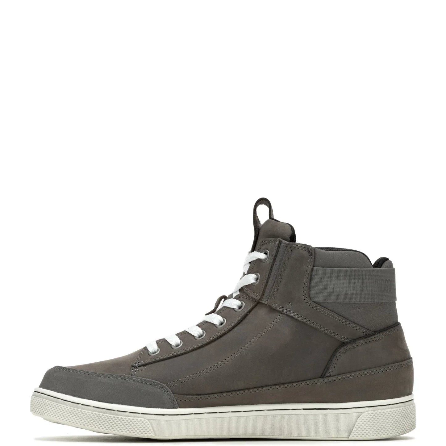 Harley-Davidson Bauman DE D50003 Mens Gray Leather Lifestyle Sneakers Shoes