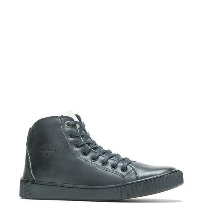 Harley-Davidson Barren 5" Leather Lace Mens Black Lifestyle Sneakers Shoes