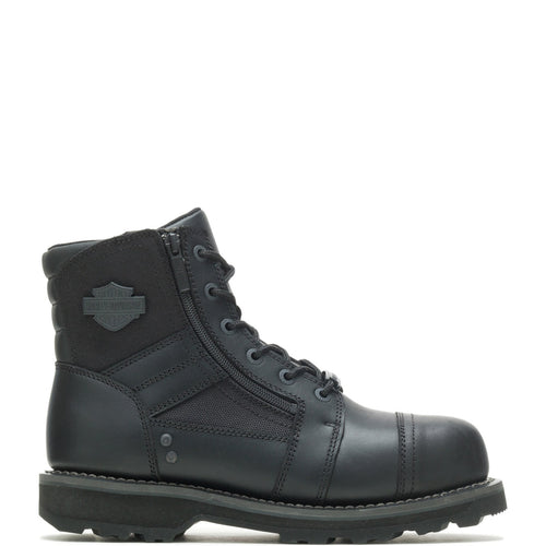 Harley-Davidson Bonham Composite Toe D93681 Mens Black Motorcycle Boots