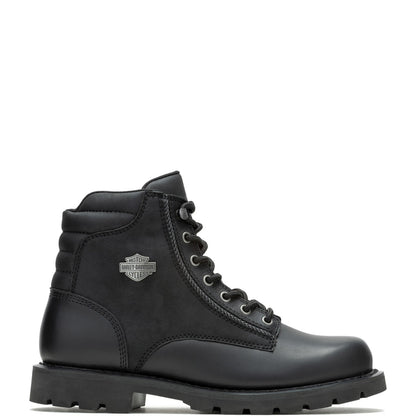 Harley-Davidson Clarkson D93862 Mens Black Leather Motorcycle Boots