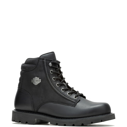 Harley-Davidson Clarkson D93862 Mens Black Leather Motorcycle Boots