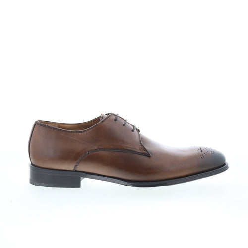Pastori by Di Bianco Hadrian Mens Brown Oxfords & Lace Ups Casual Shoes