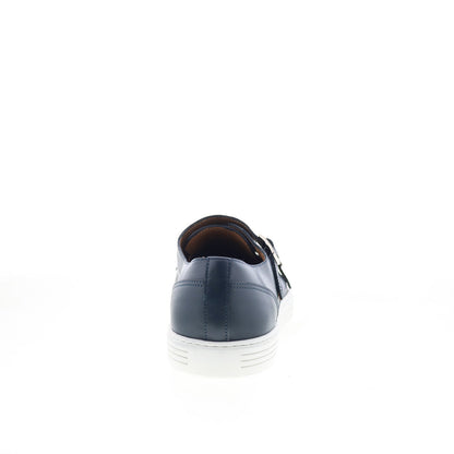 Pastori by Di Bianco Helvius Mens Blue Loafers & Slip Ons Casual Shoes
